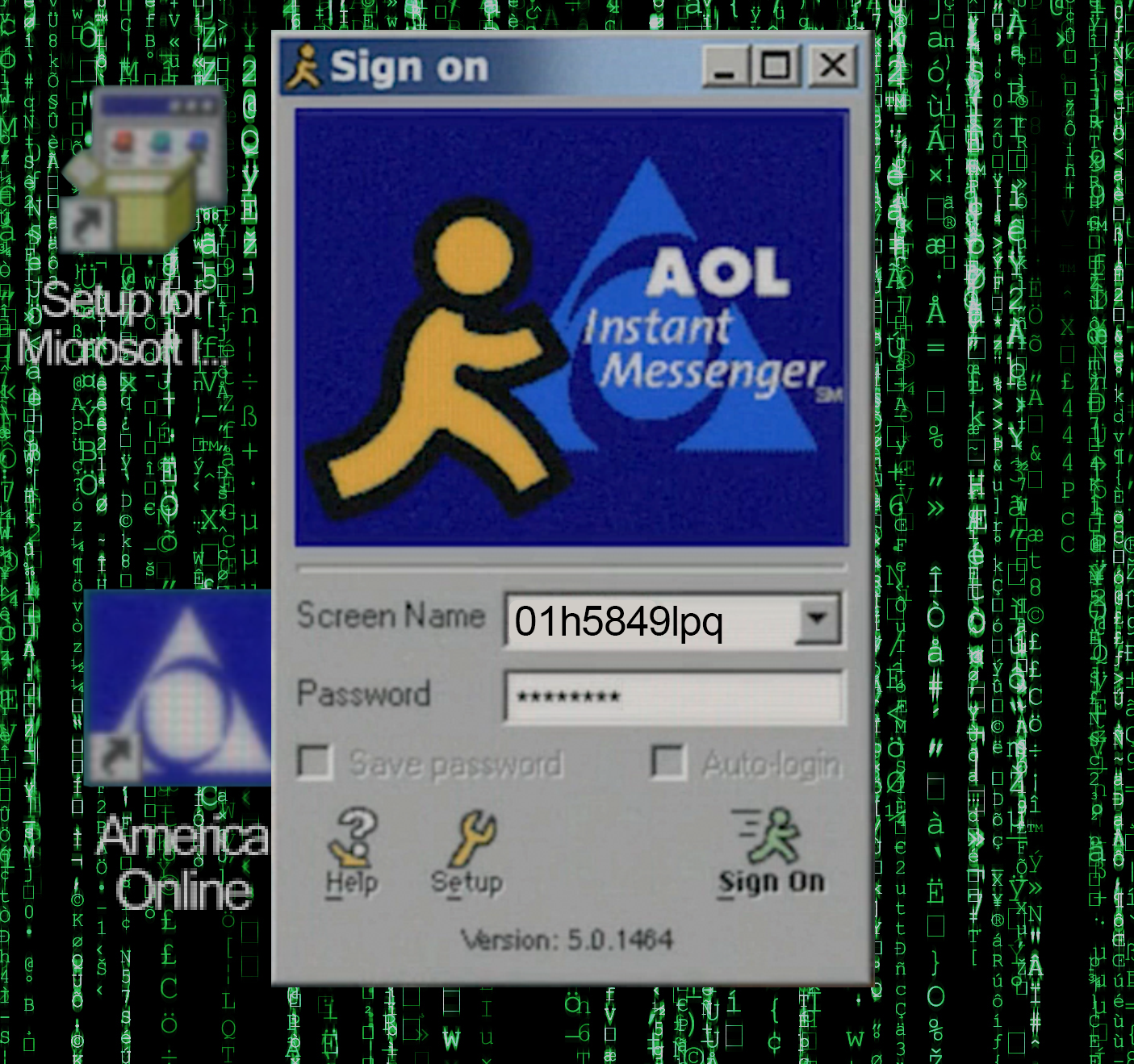 Screenshot of AIM