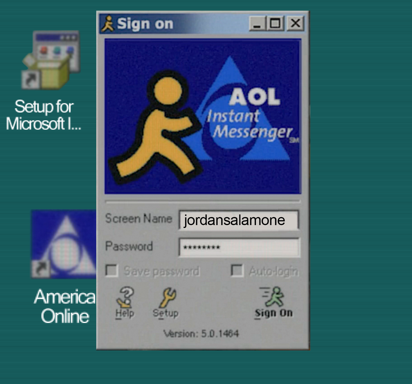 Screenshot of AIM