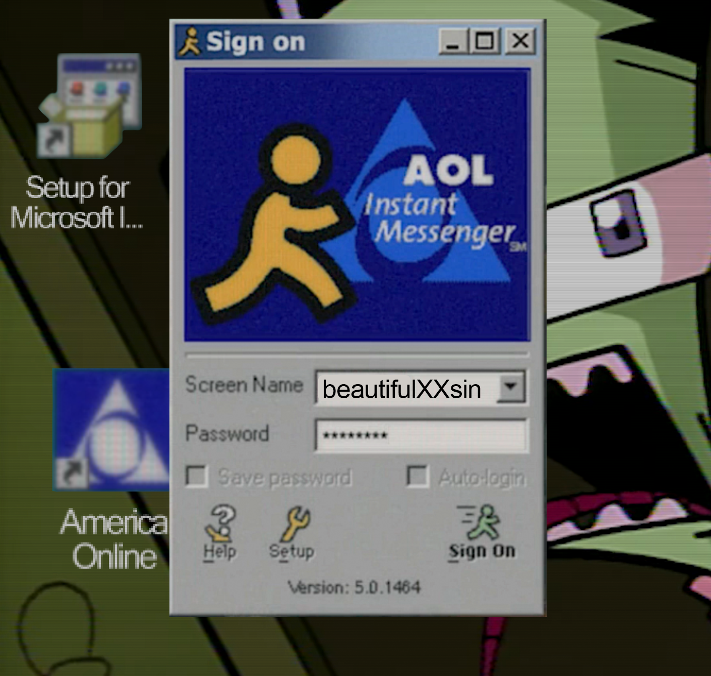 Screenshot of AIM