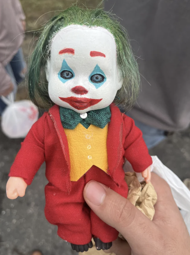 A Joker doll