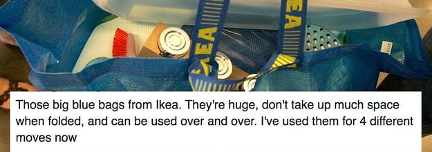 Ikea big bag hack makes moving house way easier