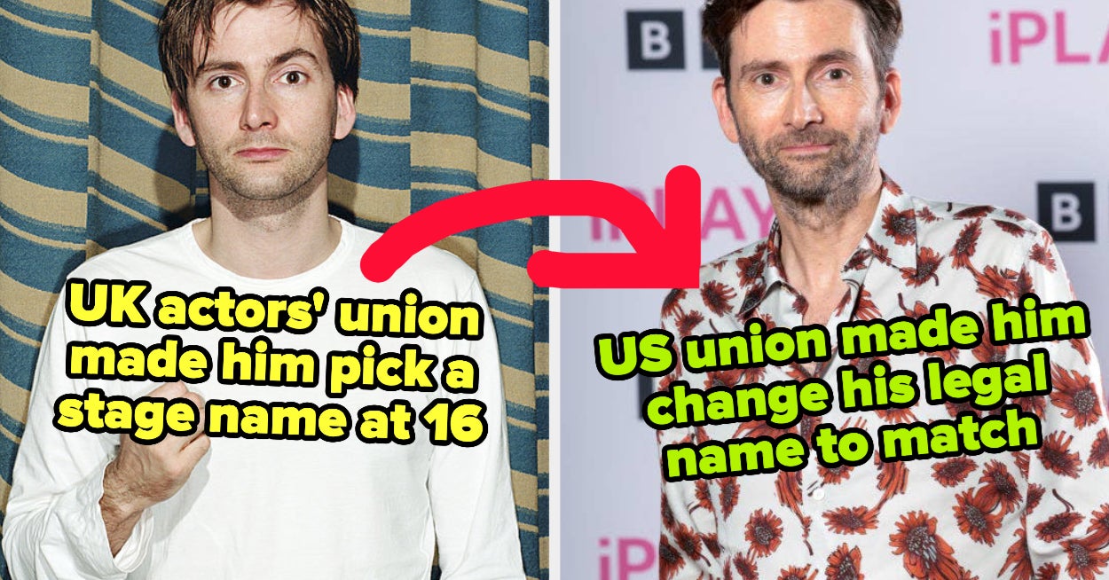 16 Celebs Who Were Pressured To Use A Stage Name