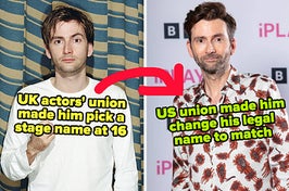 UK actors' union made David Tennant pick a stage name, then the US union made him change his legal name to match
