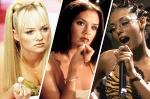 Baby Spice, Posh Spice and Scary Spice in Spice World