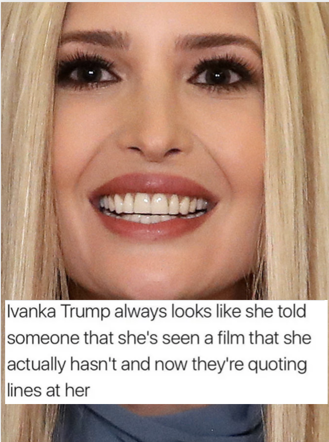 Closeup of Ivanka Trump