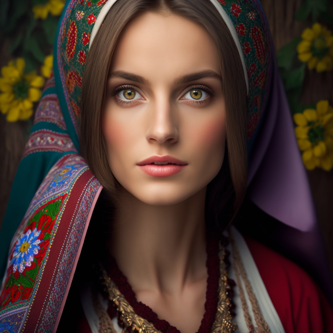 Woman as Ukraine