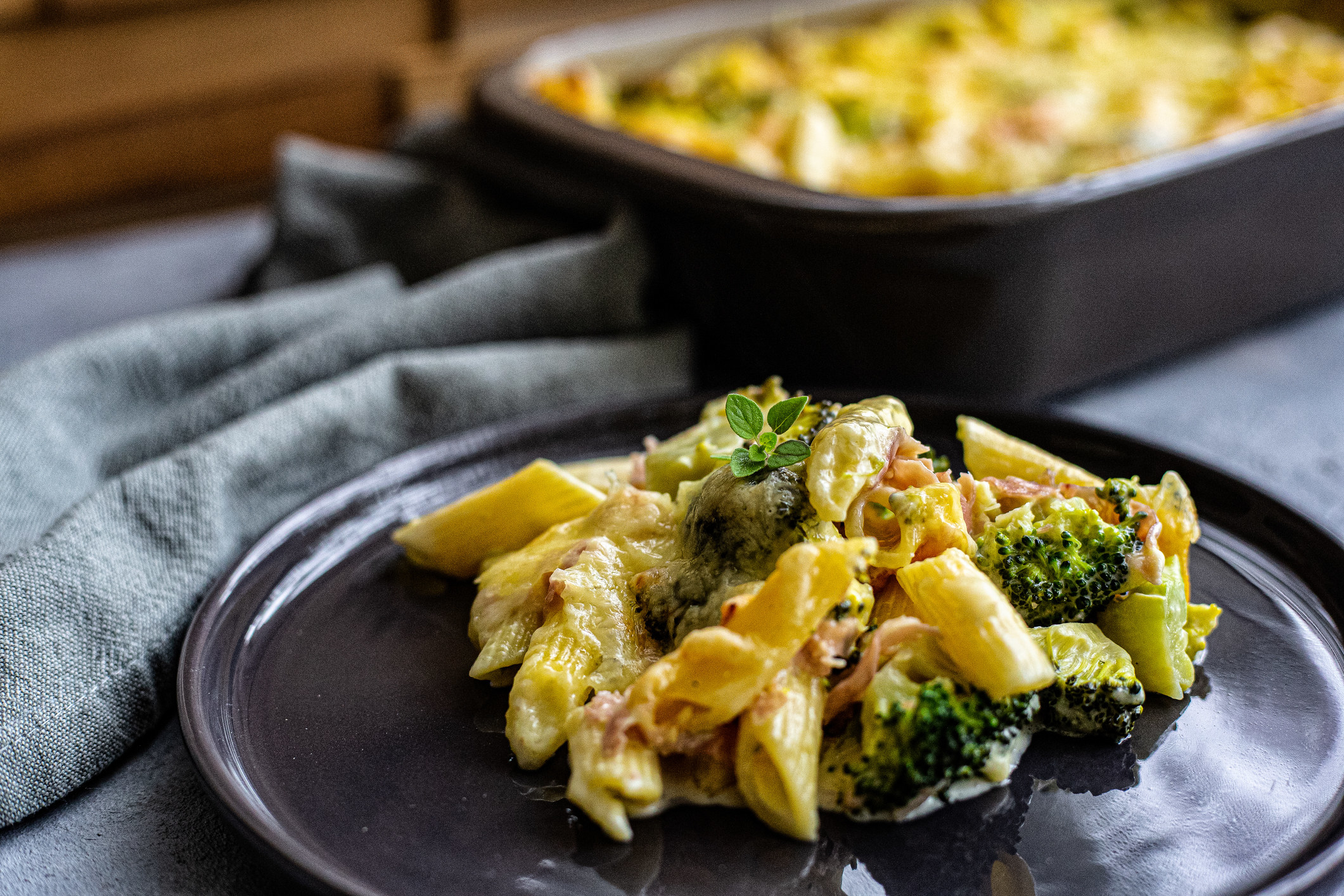 Broccoli and pasta casserole