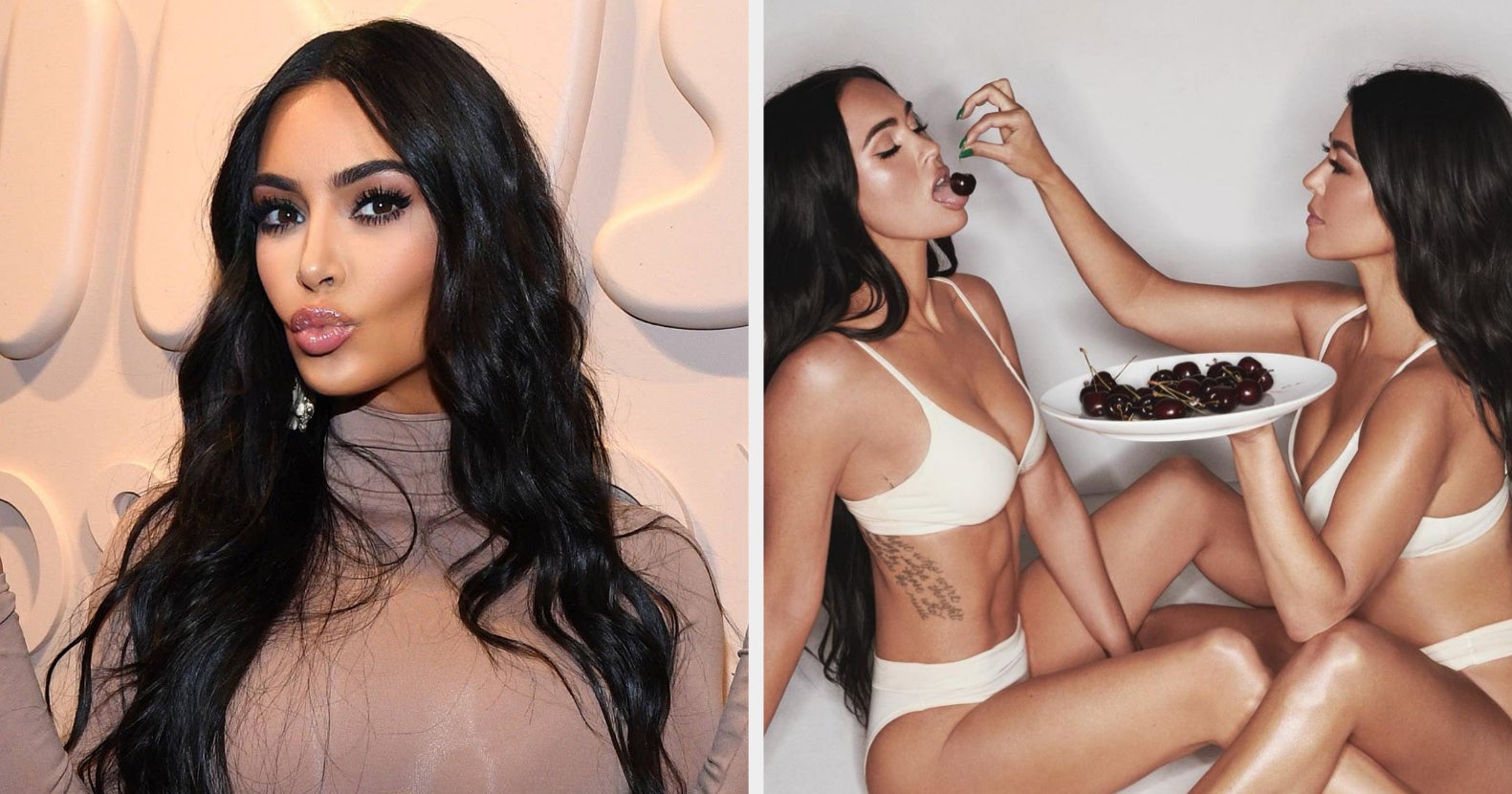 Kim Kardashian Tapped the 'White Lotus' Italian Scammers for Valentine's  Day Skims Campaign—See Pics