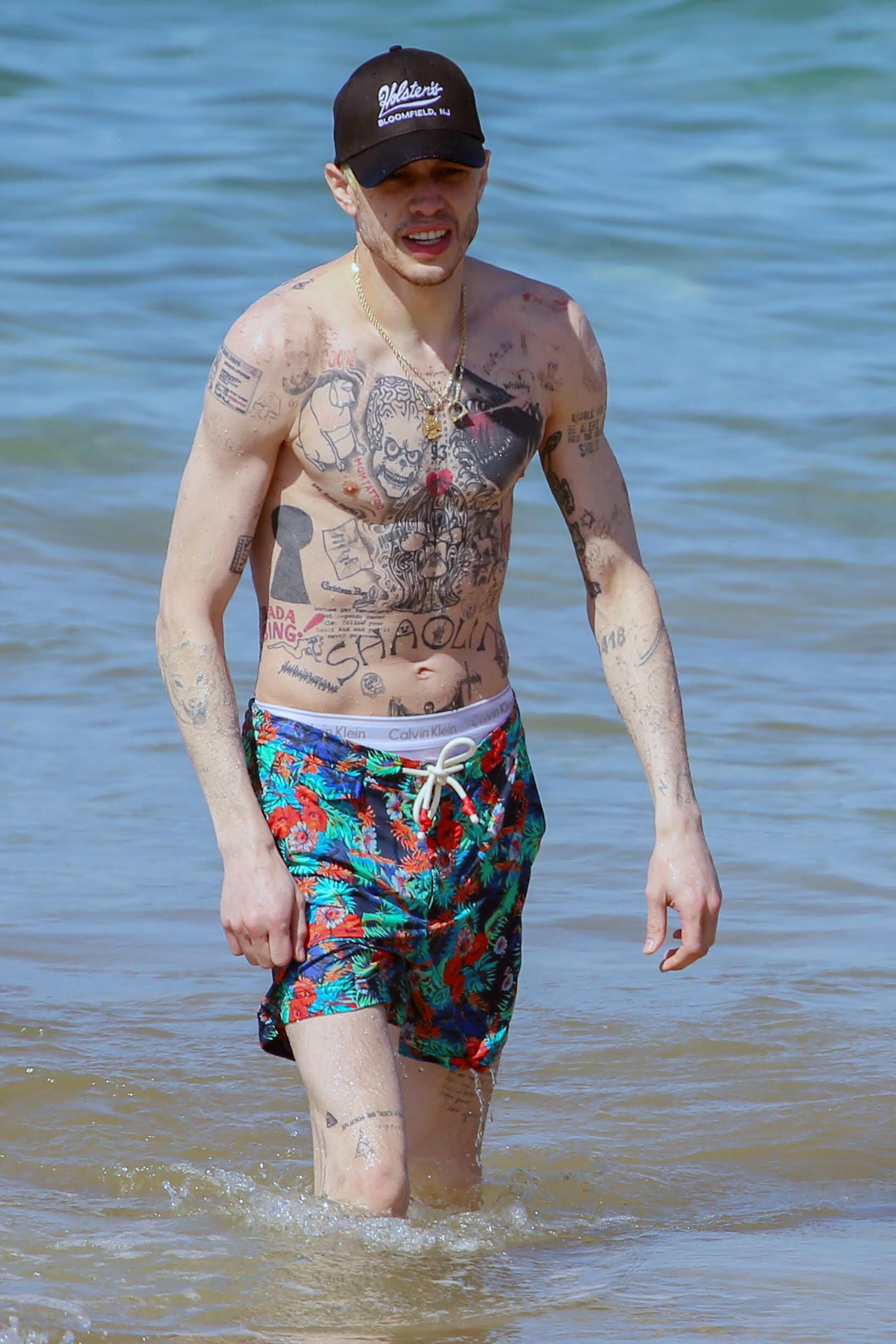 Does Pete Davidson have a Kim Kardashian tattoo Fans spot KIM inked on  his chest in shirtless photo  silivecom