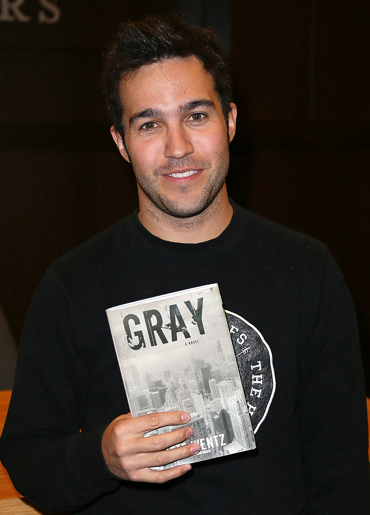 pete holding up his book