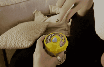hand grabbing candy