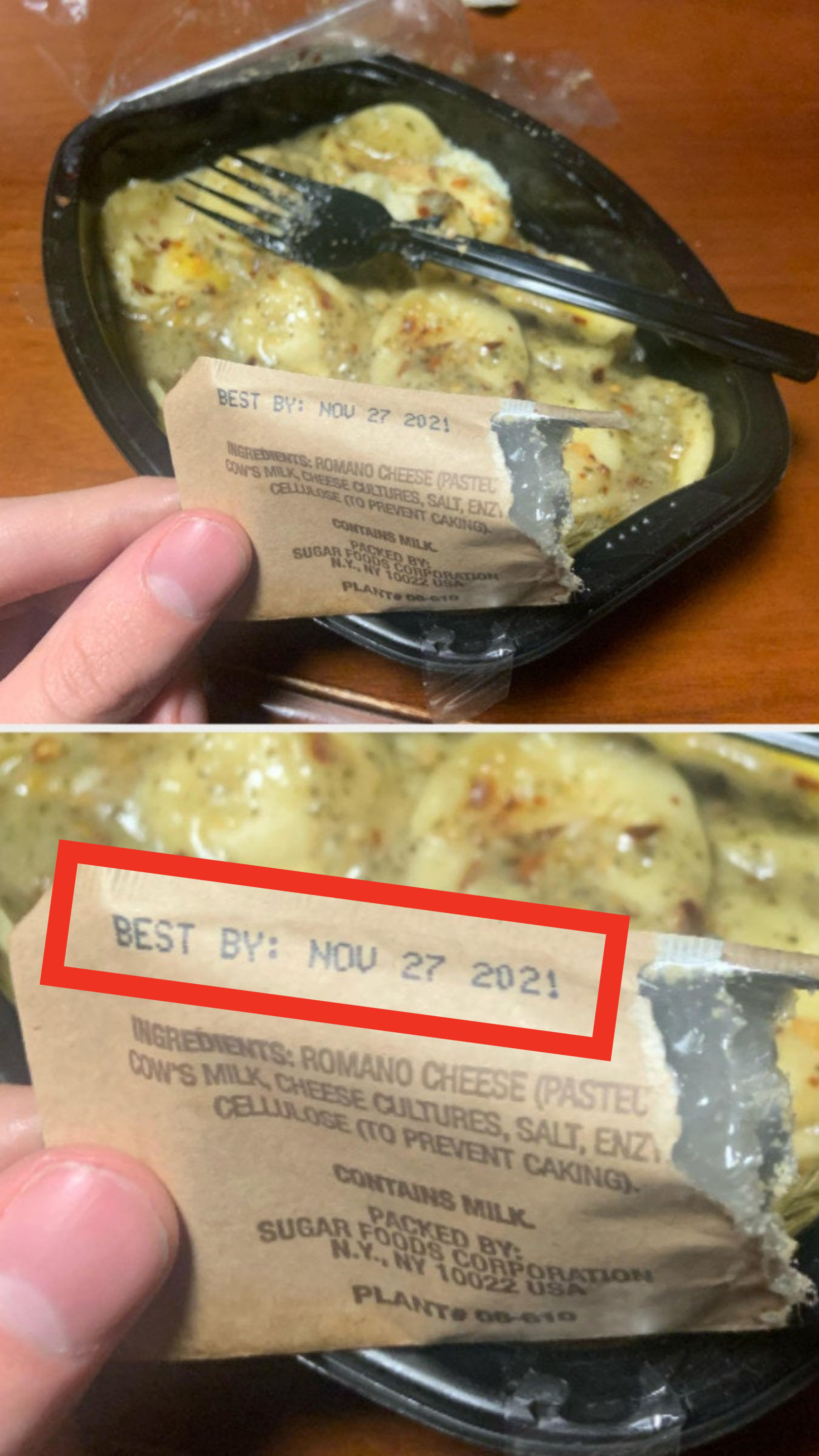 The best by date says November 2021