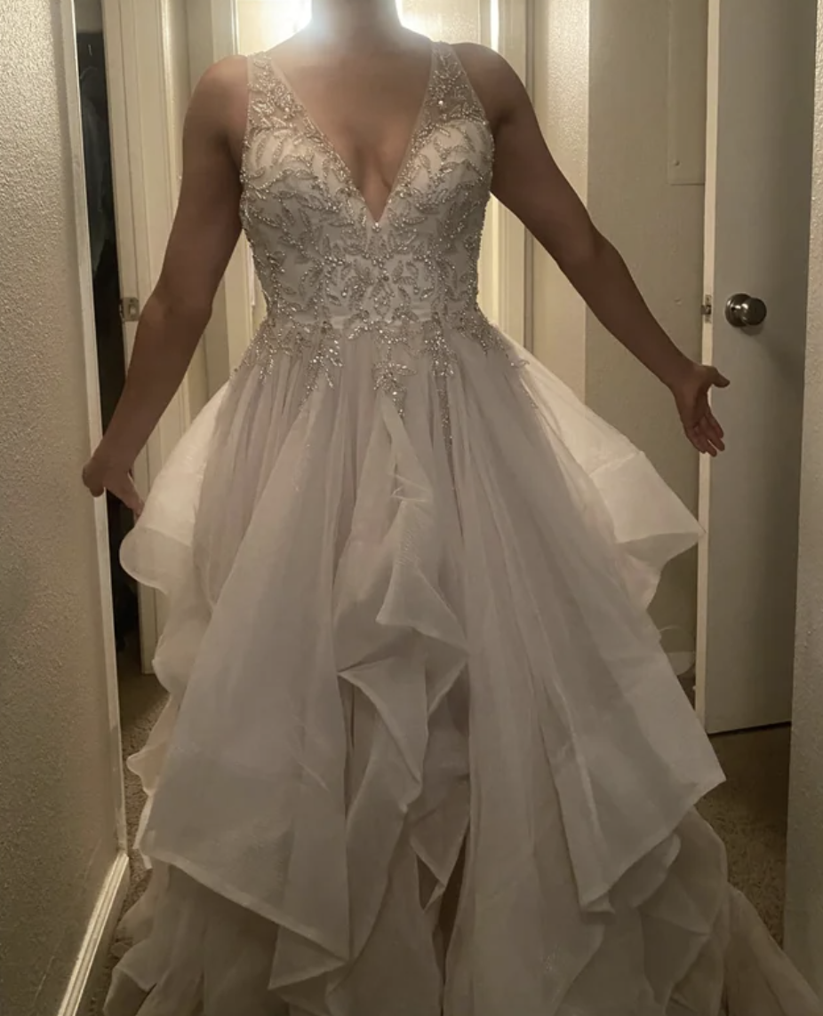 14 Beautiful Thrifted Wedding Dresses - 66