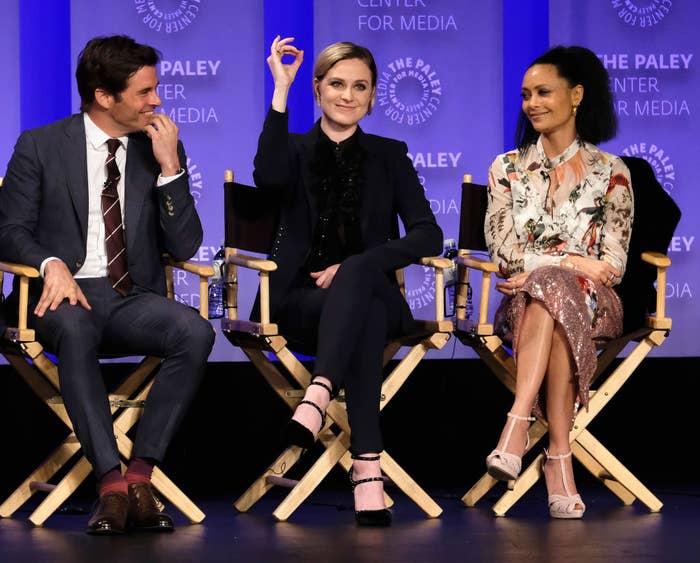 James Marsden, Evan Rachel Wood, Thandie Newton attend &quot;Westworld&quot; screening and panel at The Paleyfest in 2017