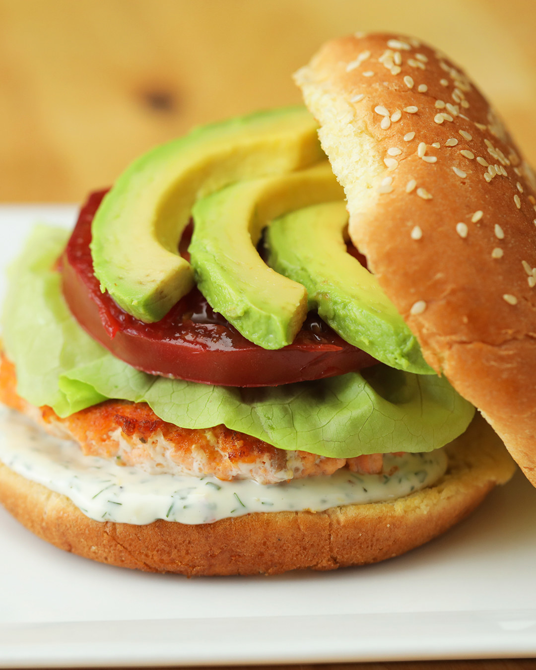 Top Chef Junior Citrus Salmon Burger