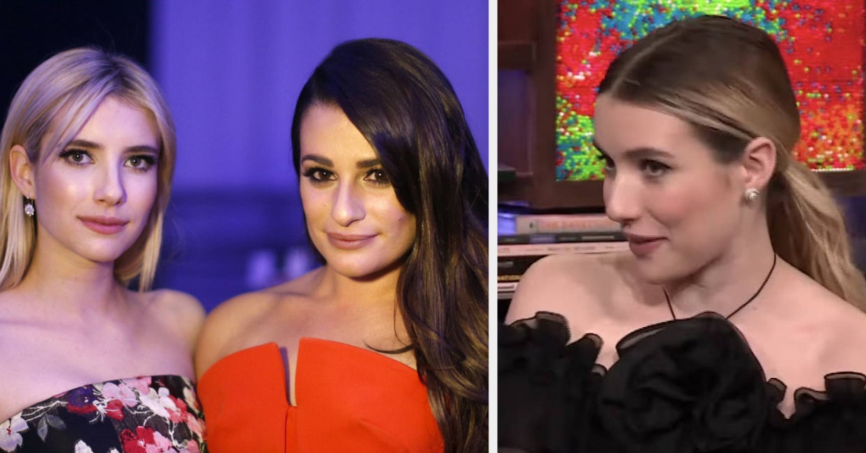 Emma Roberts Fueled The Conspiracy Theory That Lea Michele Can’t Read Emma Roberts Fueled The Conspiracy Theory That Lea Michele Can’t Read