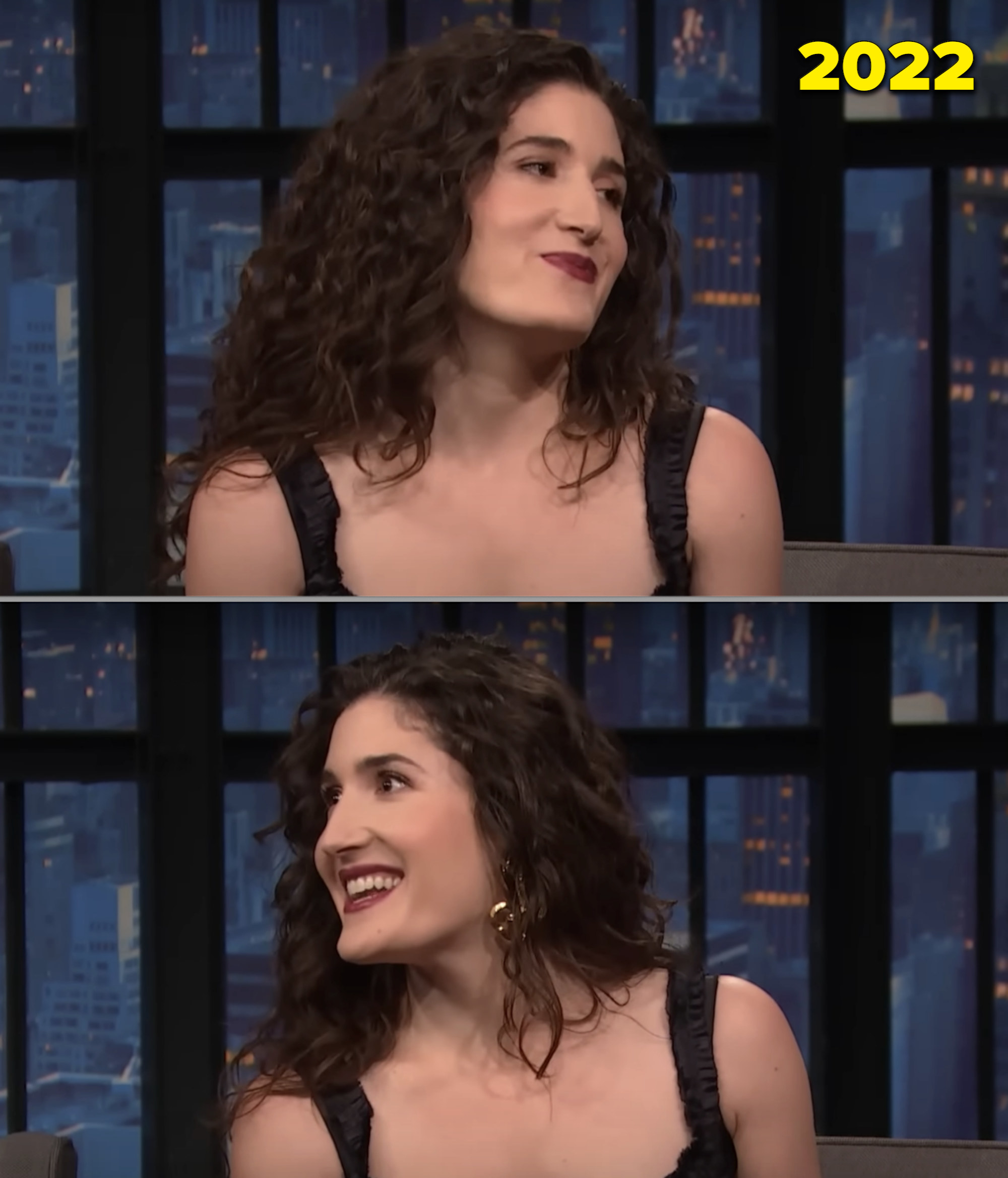 Kate being interview on Seth Meyers&#x27; show