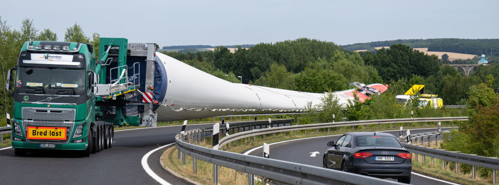 A blade for a windmill