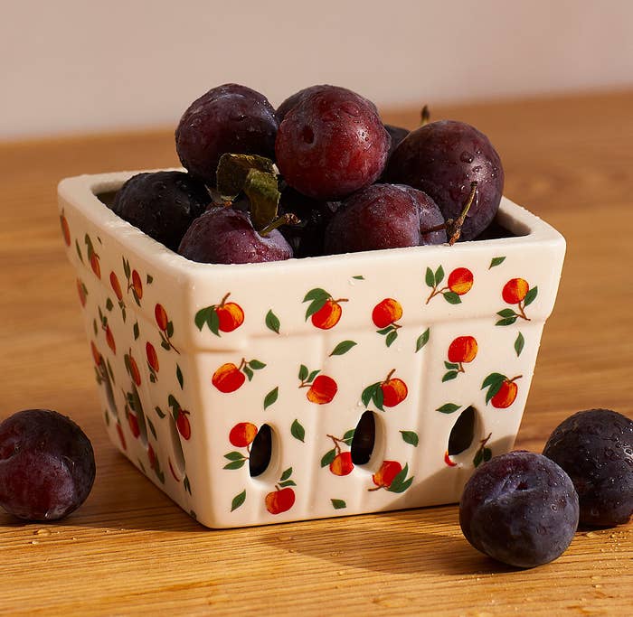 fruit in the ceramic carton