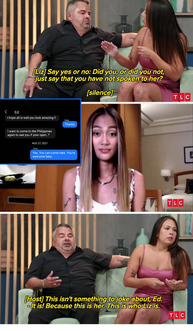 Couple argues at the &quot;90 Day Fiancé: Reunion&quot; about husband cheating
