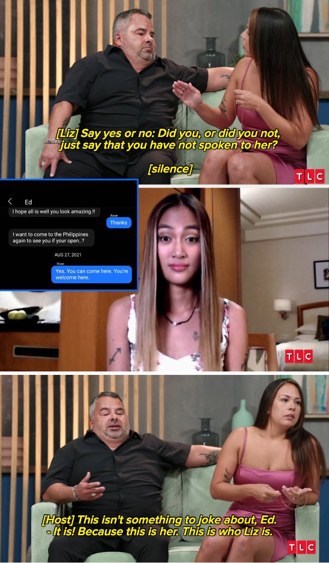 Couple argues at the "90 Day Fiancé: Reunion" about husband cheating