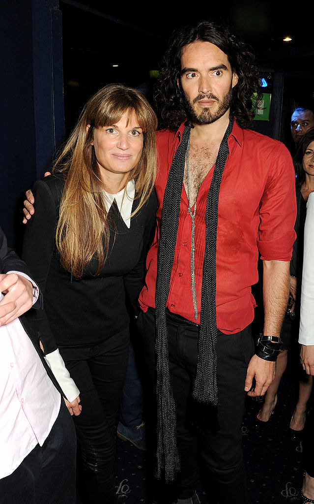 Russell with his arm around Jemima&#x27;s shoulder