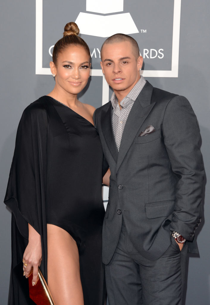 JLo and Casper on the red carpet