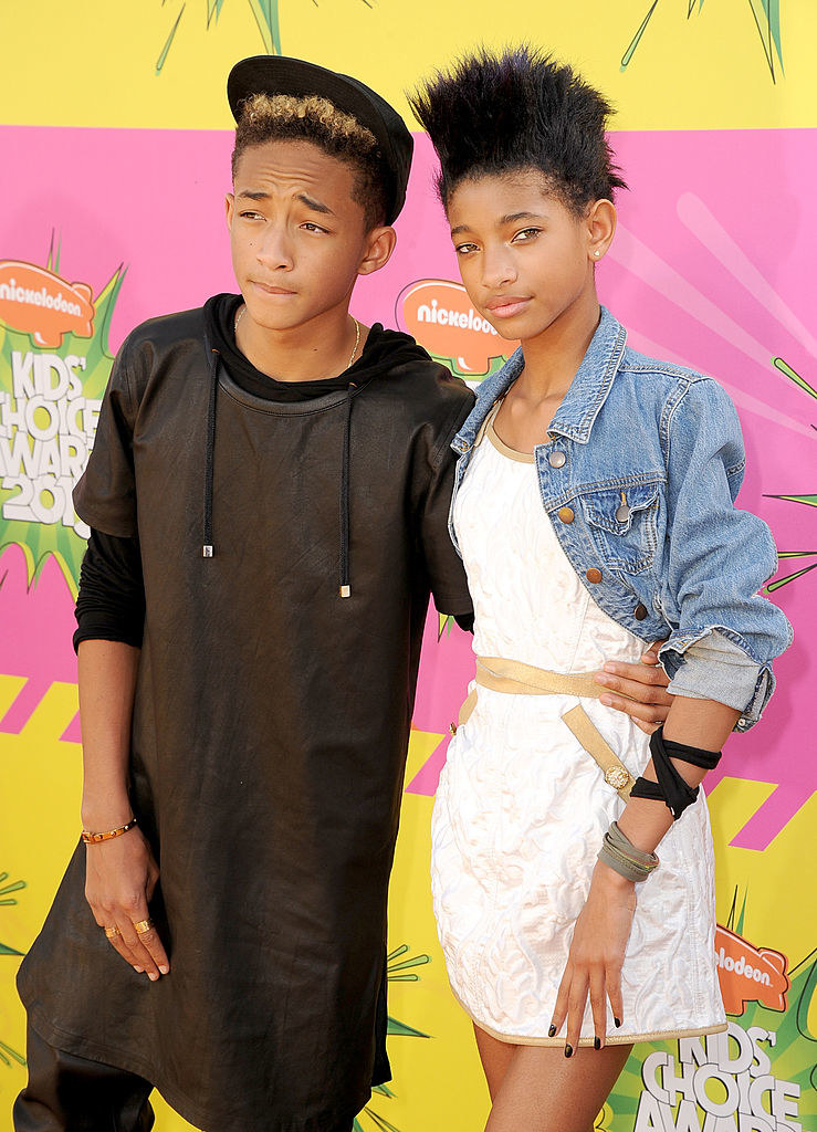 jaden and willow at an event