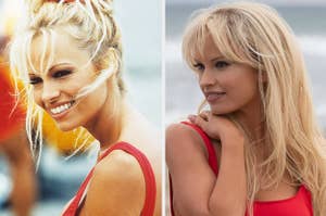 Pamela Anderson vs Lily James as Pamela
