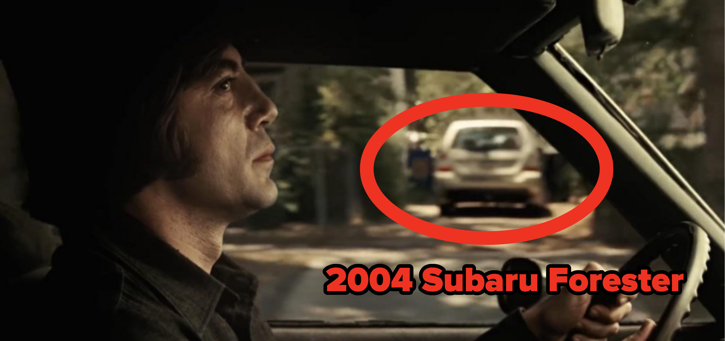 The car in the background is from 2004