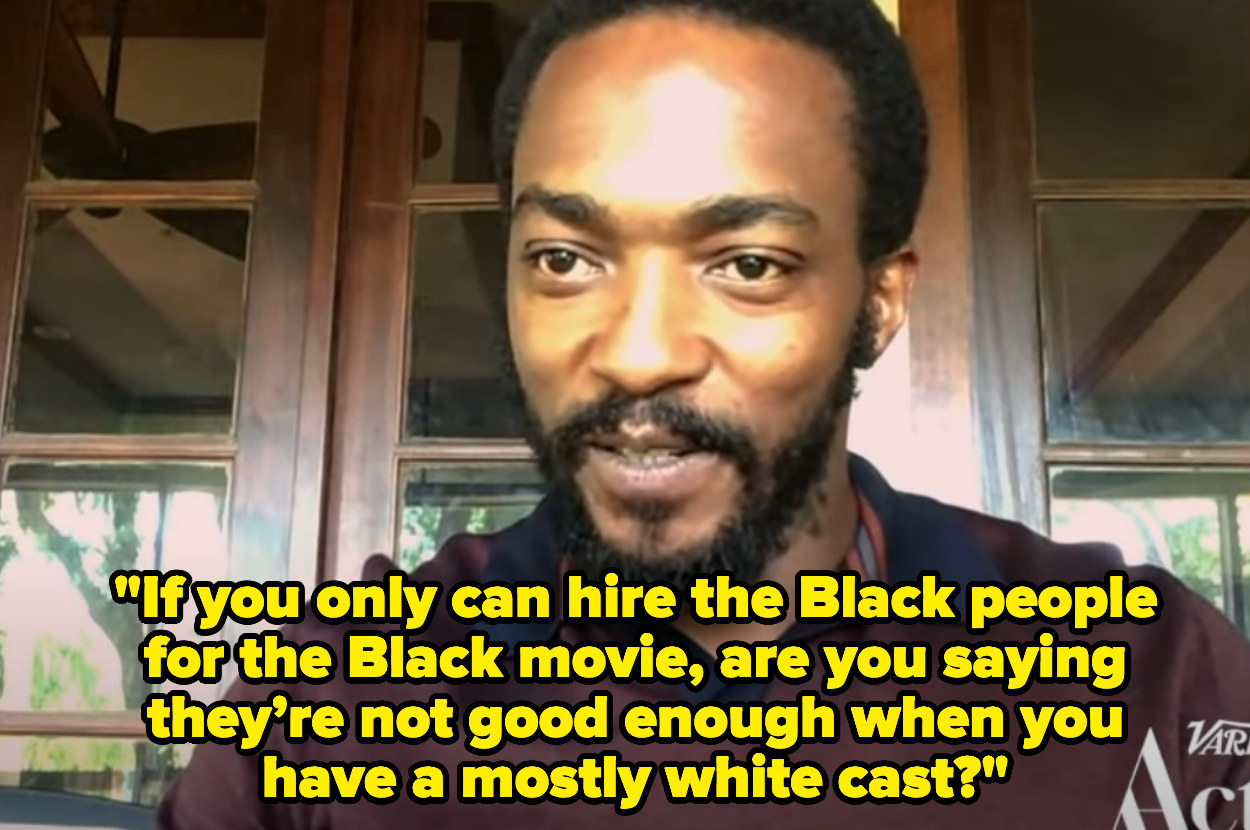 Anthony making the comment about Black people and Black movies