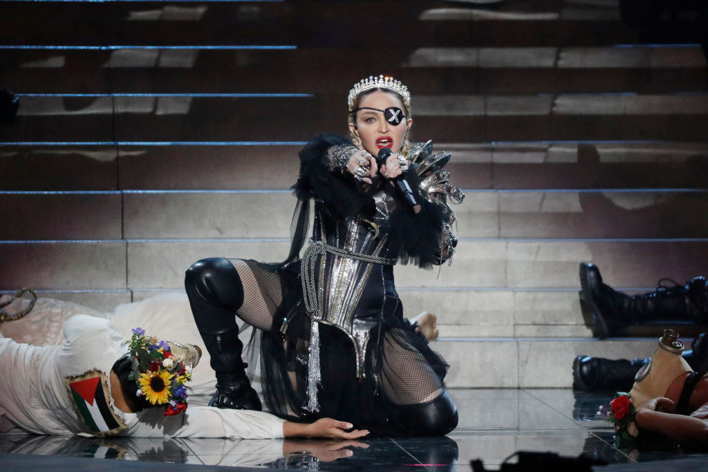 Madonna performing at Eurovision in 2019