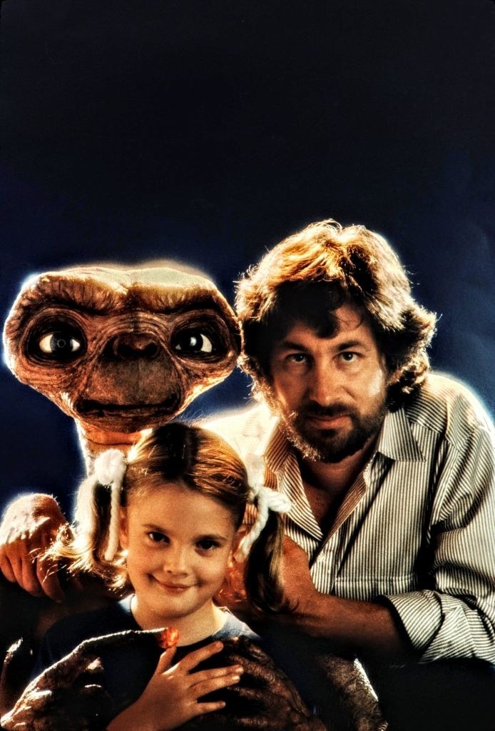 E.T., Drew Barrymore, and Steven Spielberg