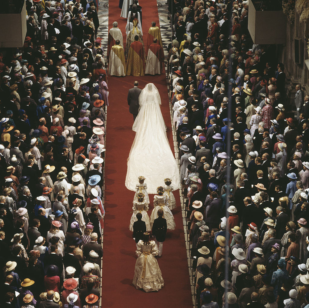 A royal wedding procession