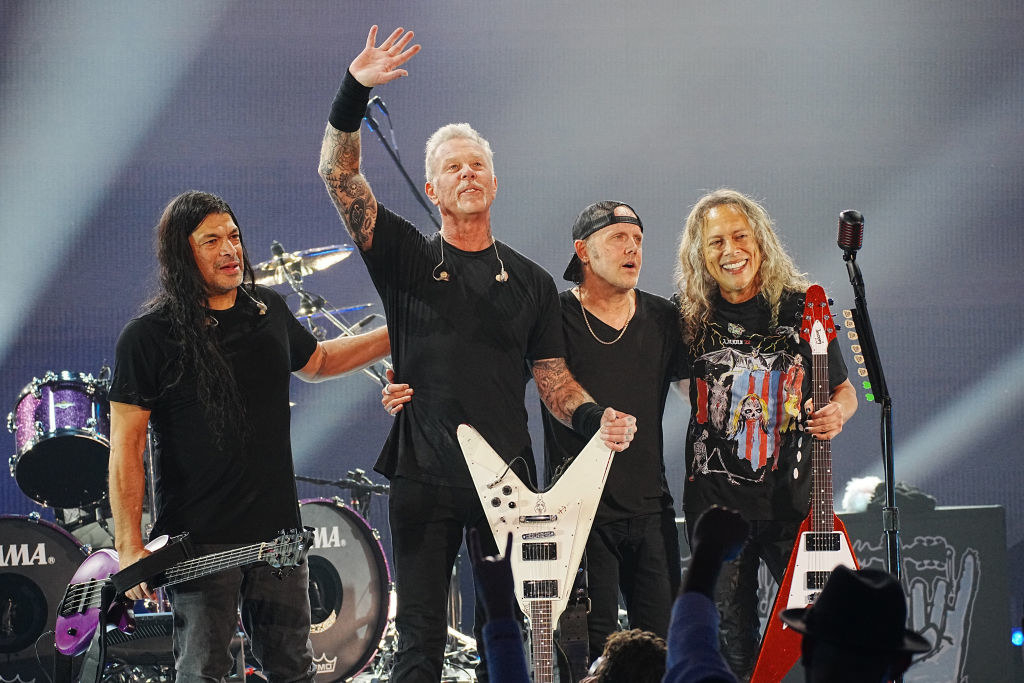 Metallica at the 2022 Helping Hands concert