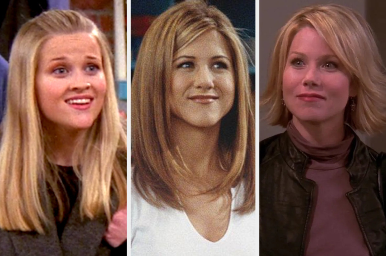 the above actors as they appeared in friends side by side for comparison
