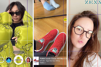 Things we tried on while testing Snapchat's AR shoppable filters.