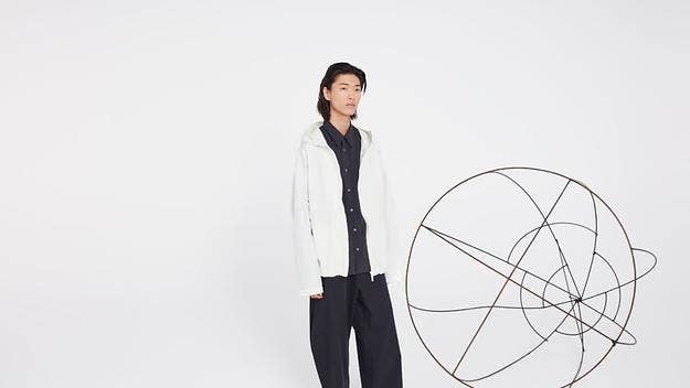 Inspired by the elegance of vintage Armani and the free-for-all nature of New York inner city, London label Studio Nicholson has dropped its SS23 collection.