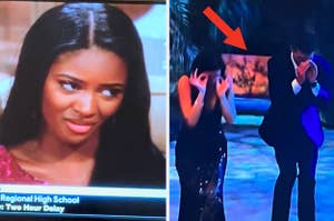 scenes from the bachelor during the premiere