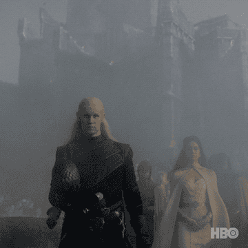 Man walking to greet someone.