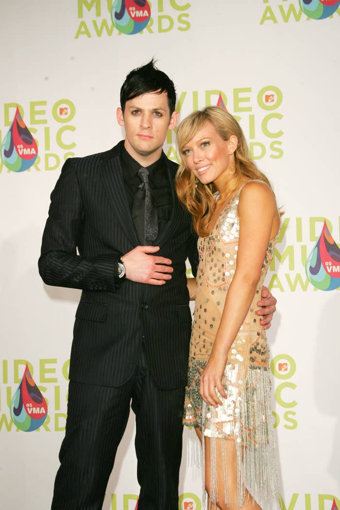 joel and hilary at an event