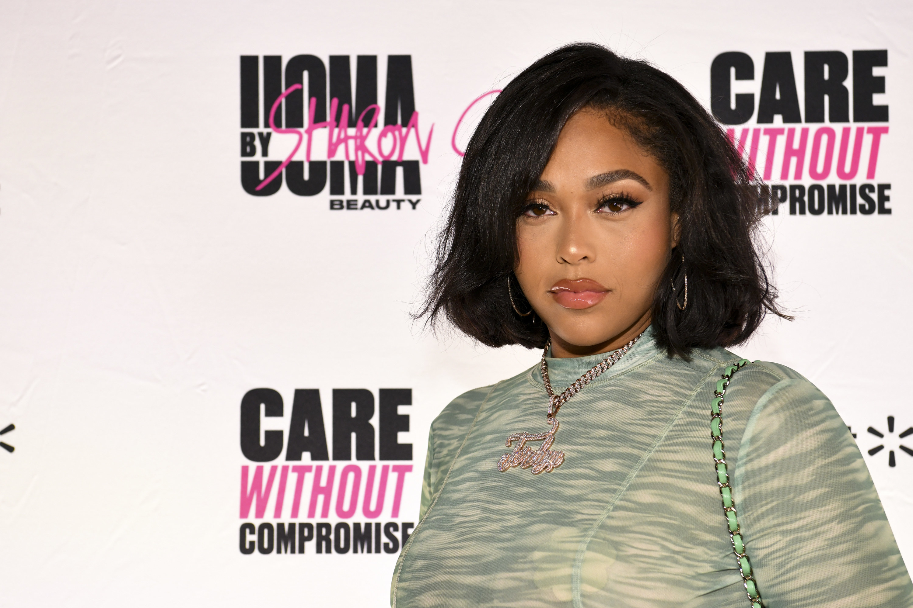 Baddessttt in the Gameee': Jordyn Woods Models Tight-Fitting White