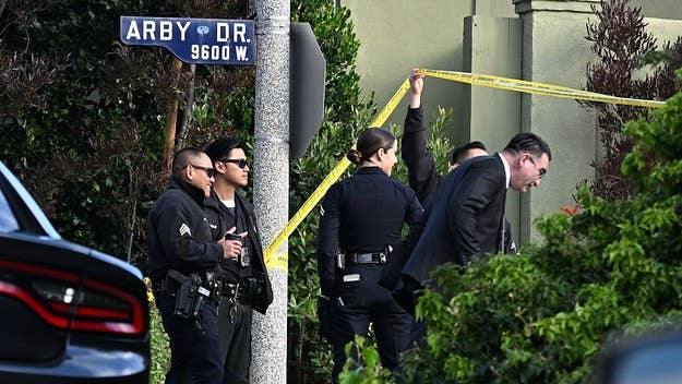 The incident took place early Saturday in the Beverly Crest neighborhood. The victims' identities have not been revealed, and police have yet to make an arrest.