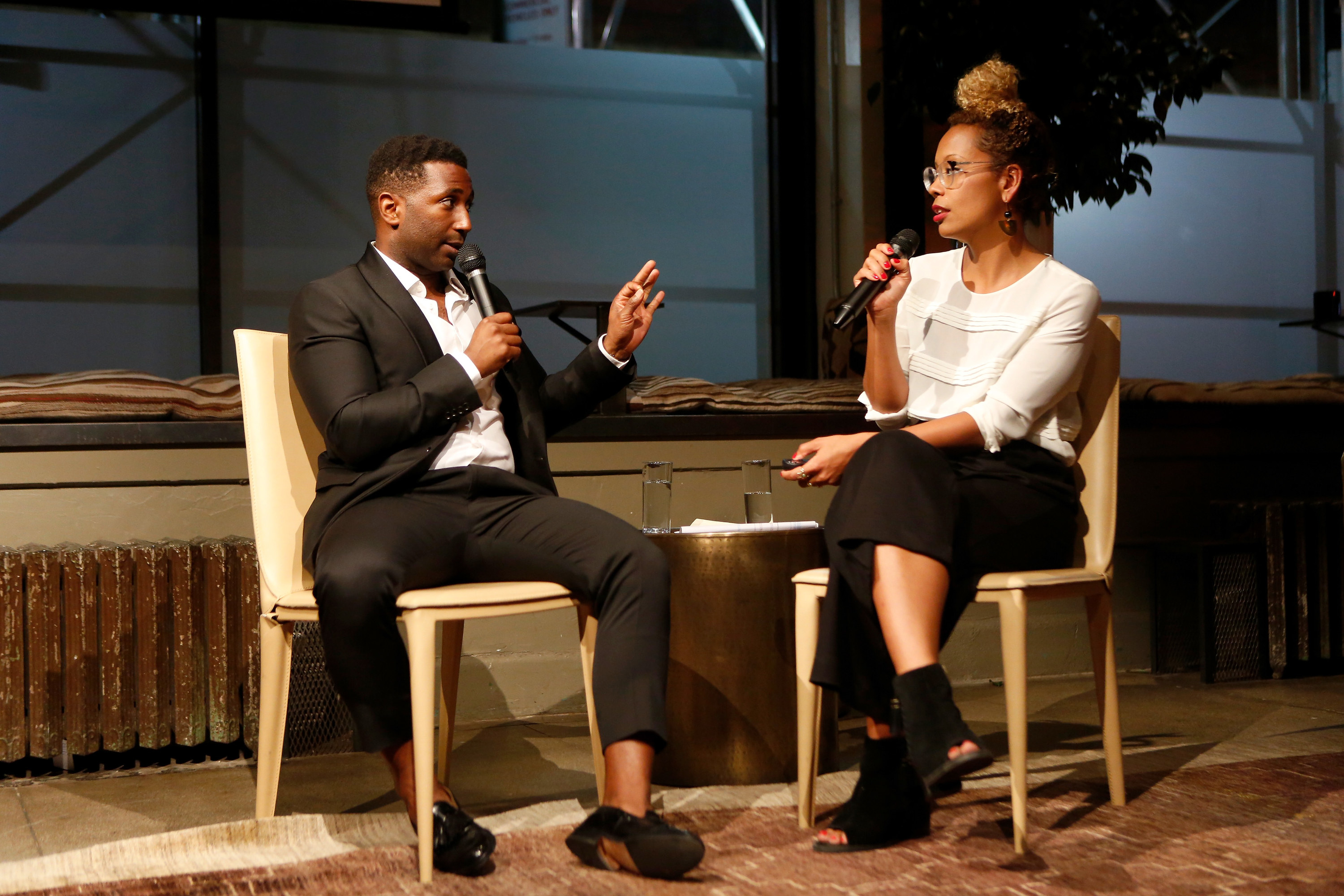 Wesley Morris and Jenna Wortham having a live discussion