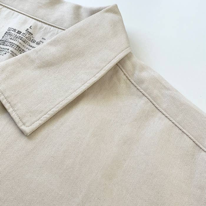 無印良品のおすすめのメンズアイテム「木の実から作ったカポック混シャツジャケット」