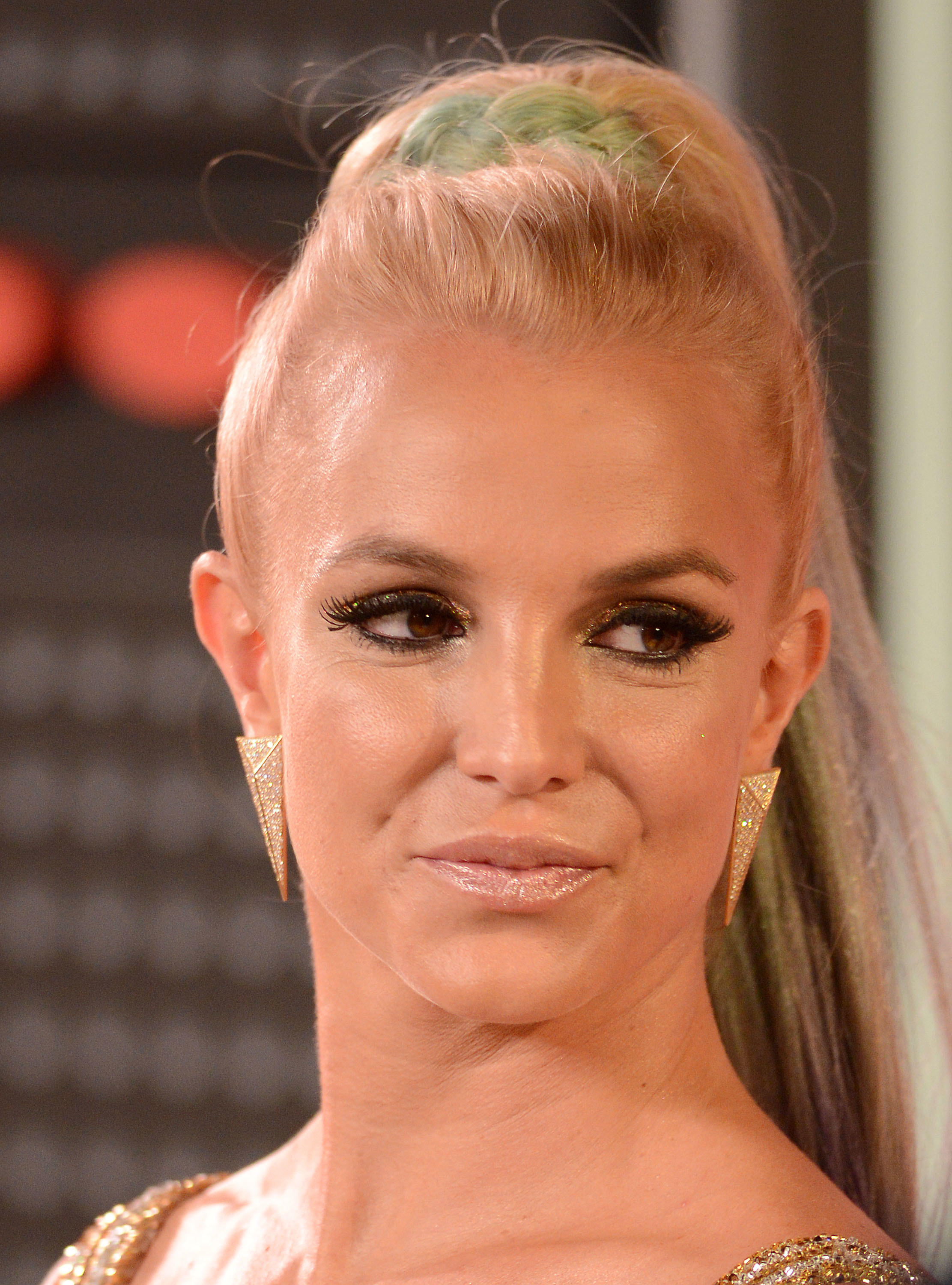 Closeup of Britney Spears