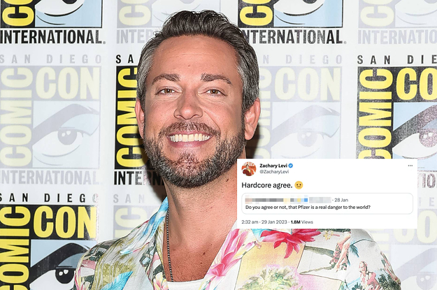 "Shazam!" Star Zachary Levi Appeared To Tweet Anti-Vax Content