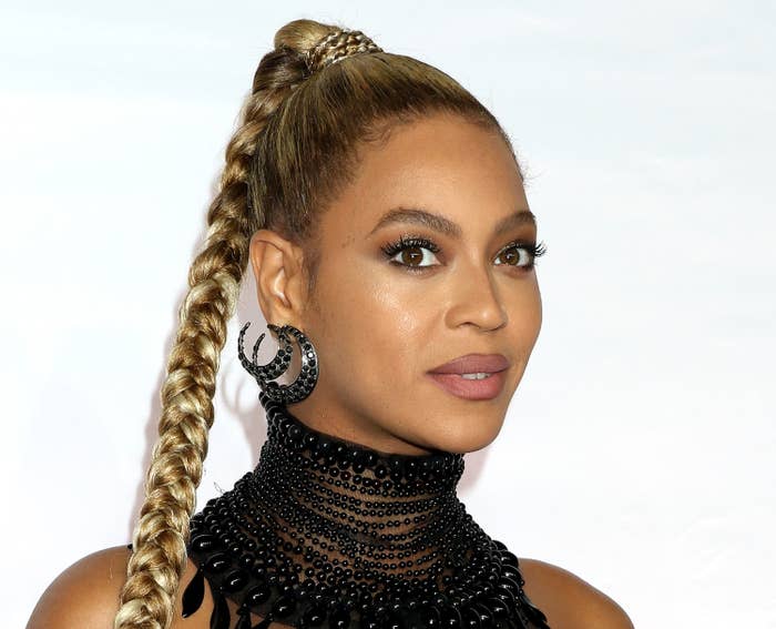 Closeup of Beyoncé