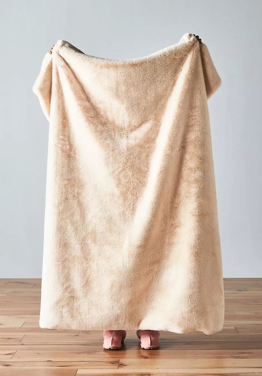 anthropologie fireside throw