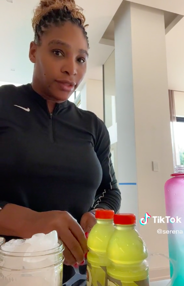 Serena Williams Shared Her Dehydration  Hack  - 69